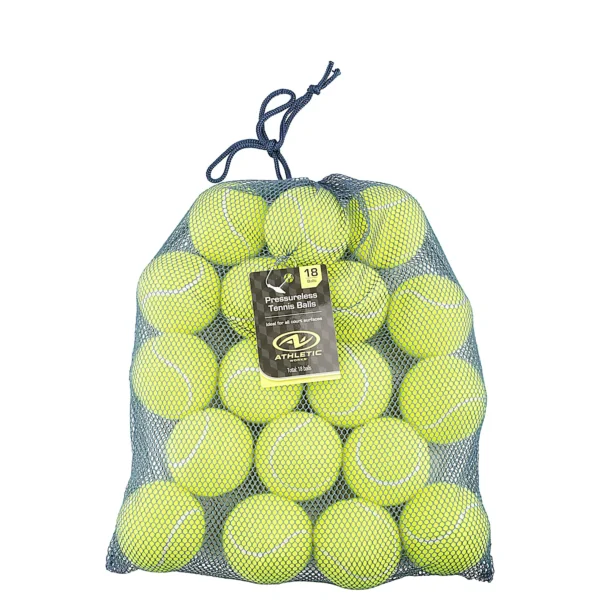 Athletic Works Pressureless Tennis Balls (18 Balls)
