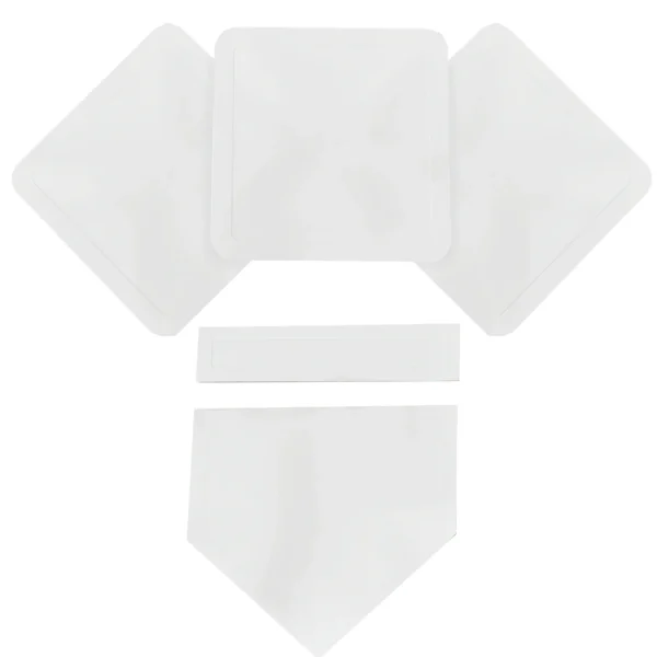 Athletic Works Throw Down Baseball Base Set, White Rubber, 3 lb