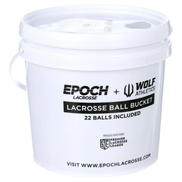 Wolf Athletics Coaches Bucket & Rubber Balls 22