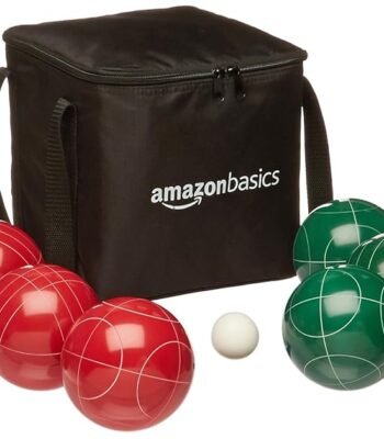 Amazon Basics 100mm Bocce Ball Set