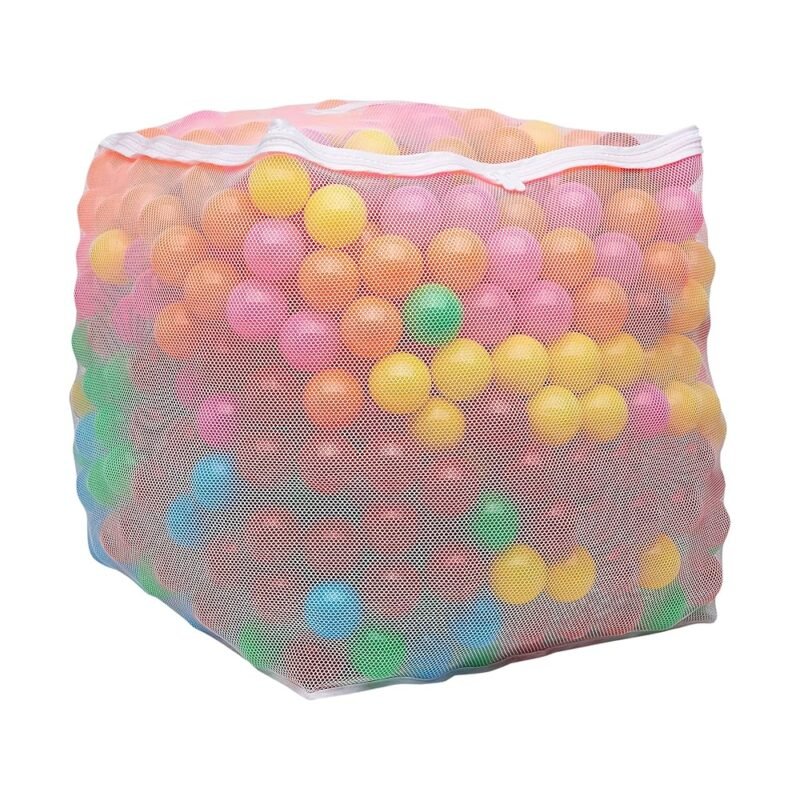 Amazon Basics BPA Free Crush-Proof Plastic Ball, Pit Balls with Storage Bag, for Toddlers Kids 12+ Months Play, Pack of 1000 Balls, 6 Bright Colors