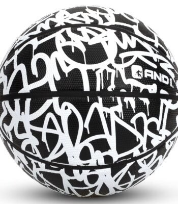 AND1 Chaos Rubber Basketball: Game Ready, Office Regulation Size (29.5”) Streetball, Made for Indoor/Outdoor Basketball Games- Graffiti Series