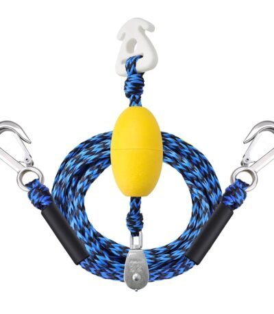 Boat Tow Rope with Stainless Steel, Ropes for Towable Tubes Jet Ski Accessories