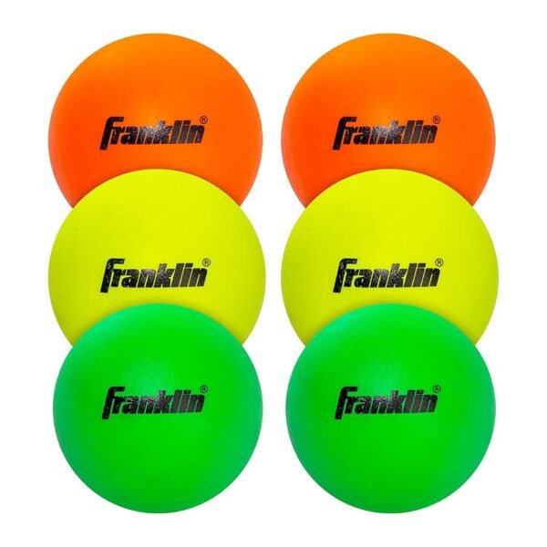 Franklin Sports Lacrosse Balls - Soft Rubber Lacrosse Balls for Kids - Perfect for Beginners & First Time Players - Softer & Smaller Construction than Regulation Balls - Bright...