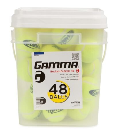 GAMMA Sports Pressureless Tennis Balls Box - Ideal for Practice, Teaching, and Training with High-Visbility Felt - Indoor and Outdoor Court Play - 48 and 75 Pack Sizes