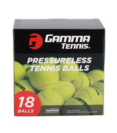 GAMMA Sports Pressureless Tennis Balls Box - Ideal for Practice, Teaching, and Training with High-Visbility Felt - Indoor and Outdoor Court Play - 48 and 75 Pack Sizes