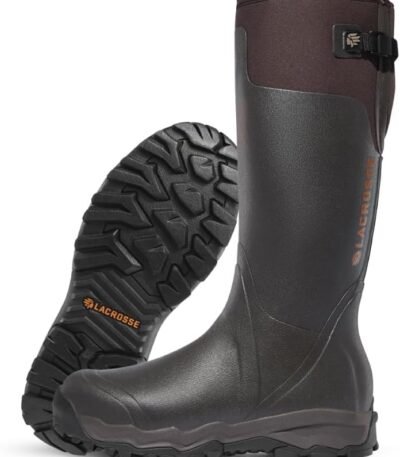 LaCrosse Alphaburly Pro 18" Hunting Boots for Men Featuring Waterproof Rubber, Adjustable Gusset, and EVA Footbed