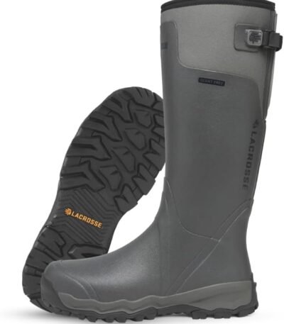 LaCrosse Alphaburly Pro 18" Hunting Boots for Men Featuring Waterproof Rubber, Adjustable Gusset, and EVA Footbed