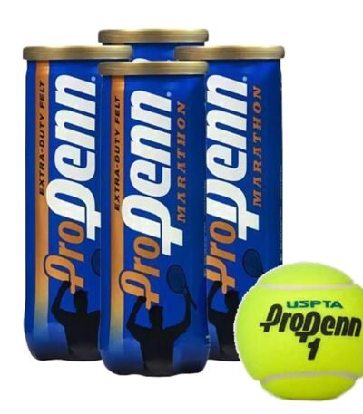 Penn Pro Marathon Extra-Duty Tennis Balls, 3 Ball Can (4-Pack)