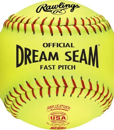 Rawlings | Official Dream Seam Fastpitch Softballs | 12" USA/ASA NFHS | C12RYLAH | Multiple Count Options