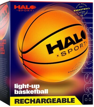 Rechargeable Light Up Basketball - Glow in The Dark Ball Accessories - Cool Birthday Gifts for 7 8 9 10 11 12 13 Year Old Boys - Outdoor Gear Toys Age 8-10 8-12 10-12 - Teen Boy...