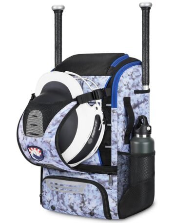 VBK Softball Bag for Girls,Kids Baseball Bag,Baseball Backpack for Boys,Tball Bag,Softball Equipment with Shoes and Ball Compartment