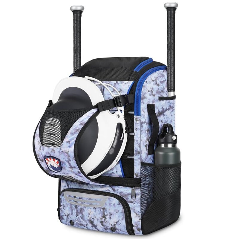 VBK Softball Bag for Girls,Kids Baseball Bag,Baseball Backpack for Boys,Tball Bag,Softball Equipment with Shoes and Ball Compartment