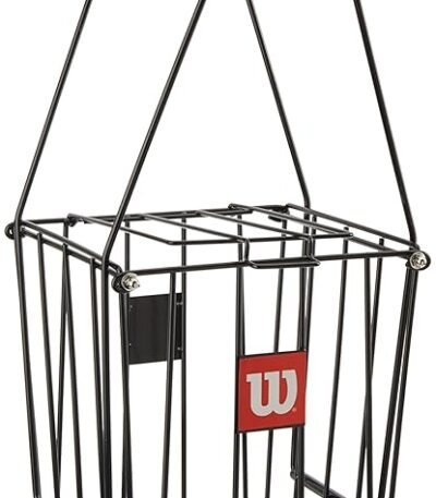 Wilson Unisex Adult Ball Pick Up Basket Tennis Ball Collection Pick-Up Basket, 75 Tennis Balls Capacity, NS